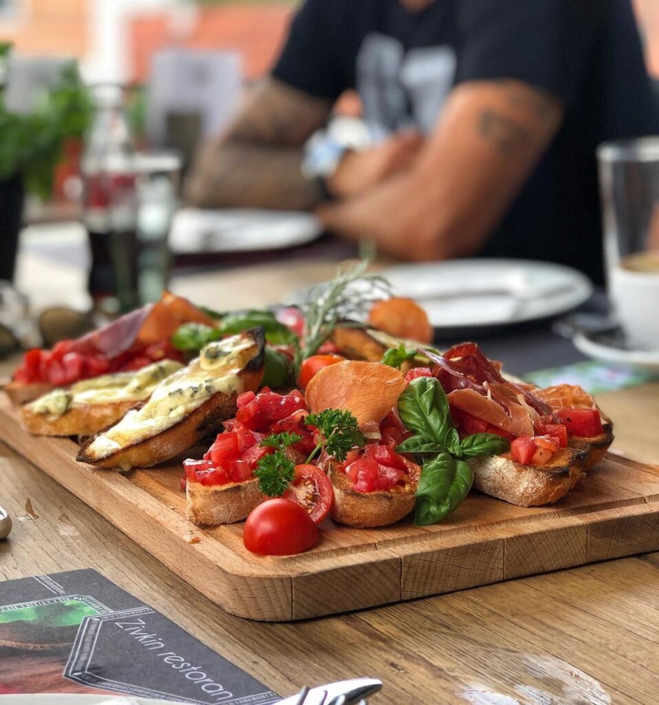 Najbolji brusketi koje možete probati! Restoran Živkin.